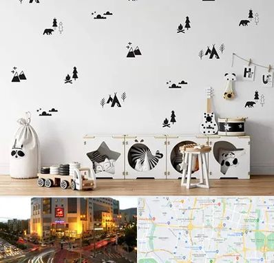 فروش استیکر دیواری در جنت آباد تهران 