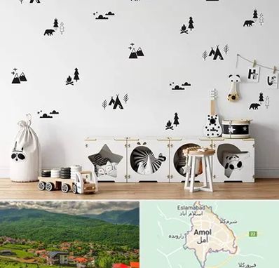 فروش استیکر دیواری در آمل