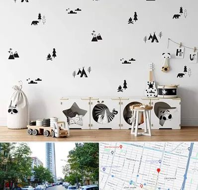 فروش استیکر دیواری در امامت مشهد 