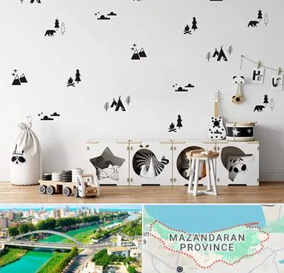 فروش استیکر دیواری در مازندران