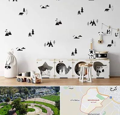 فروش استیکر دیواری در مهرشهر کرج 