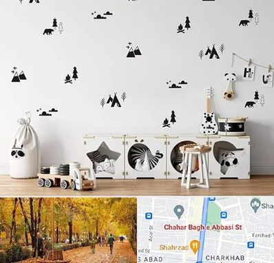 فروش استیکر دیواری در چهارباغ اصفهان 