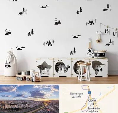 فروش استیکر دیواری در قم