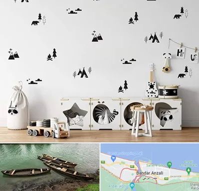 فروش استیکر دیواری در بندر انزلی