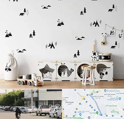 فروش استیکر دیواری در قدوسی شرقی شیراز 