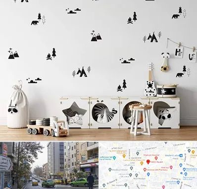 فروش استیکر دیواری در فاطمی 