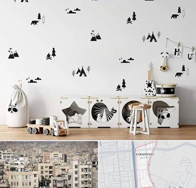 فروش استیکر دیواری در اسکندری