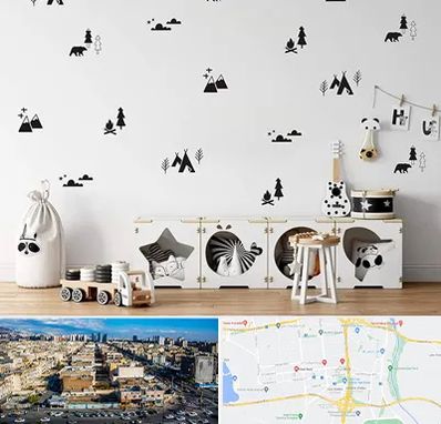 فروش استیکر دیواری در شهرک راه آهن 