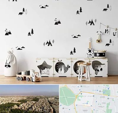 فروش استیکر دیواری در نازی آباد 