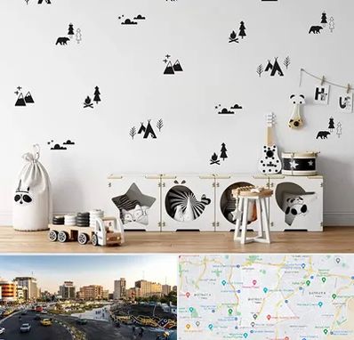 فروش استیکر دیواری در منطقه 7 تهران 