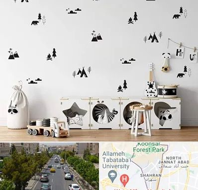 فروش استیکر دیواری در شهران 