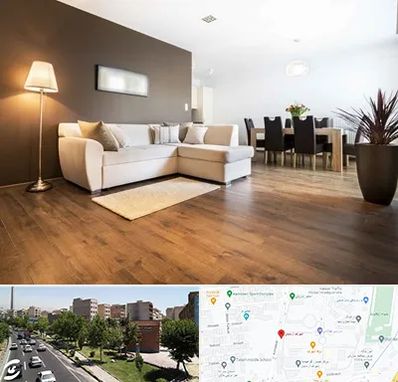 فروشگاه پارکت در شهرک آزمایش 