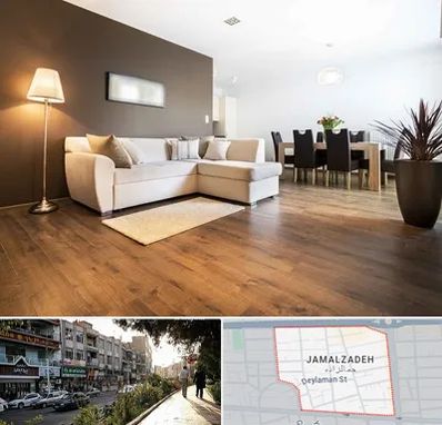 فروشگاه پارکت در خیابان جمالزاده