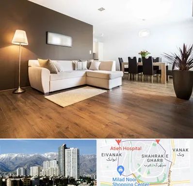 فروشگاه پارکت در شهرک غرب 