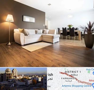 فروشگاه پارکت در فرمانیه 