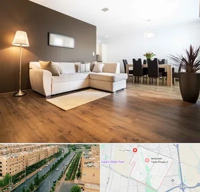 فروشگاه پارکت در فاز سه اندیشه