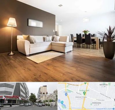 فروشگاه پارکت در بلوار فردوس 