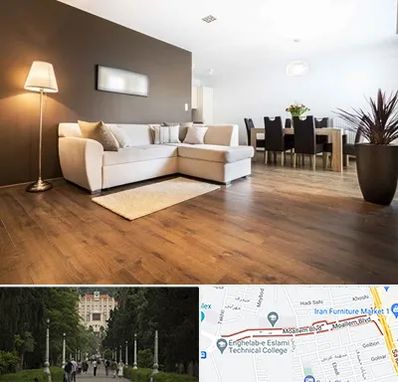 فروشگاه پارکت در بلوار معلم رشت 