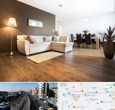 فروشگاه پارکت در پیروزی 