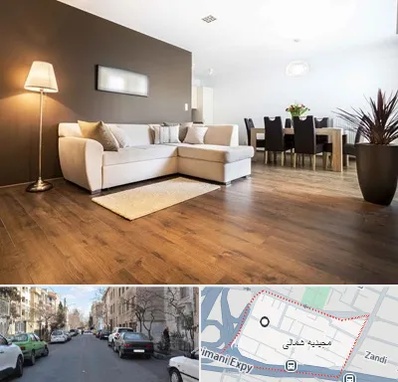 فروشگاه پارکت در مجیدیه شمالی