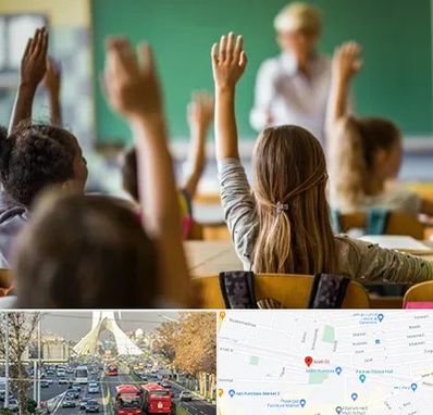 آموزشگاه زبان کودکان در خیابان آزادی 