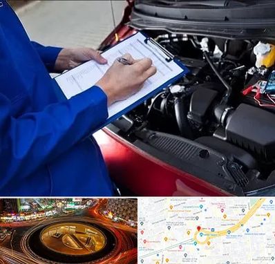 کارشناسی خودرو در میدان ولیعصر