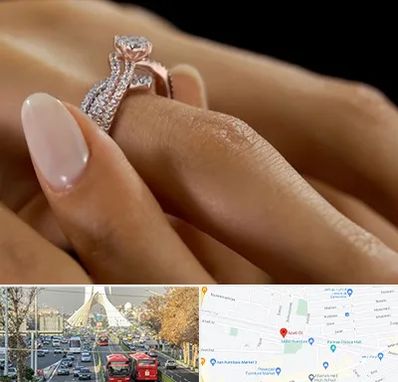 خرید حلقه ازدواج در خیابان آزادی 