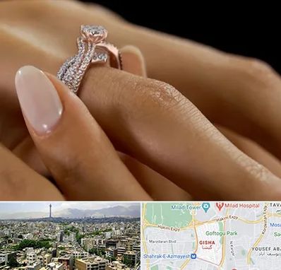 خرید حلقه ازدواج در گیشا 