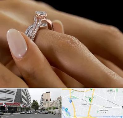 خرید حلقه ازدواج در بلوار فردوس 