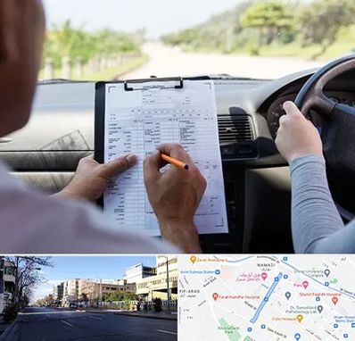 آموزشگاه رانندگی در خیابان ملاصدرا شیراز 