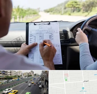 آموزشگاه رانندگی در خیابان دامپزشکی