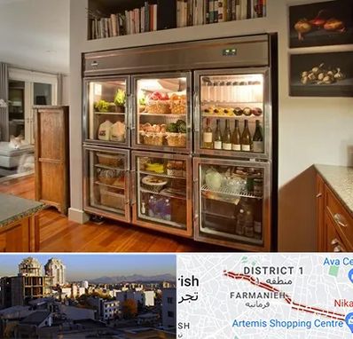 فروش یخچال صنعتی در فرمانیه 