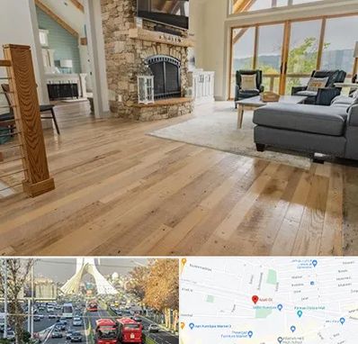 فروش اقساطی پارکت در خیابان آزادی 