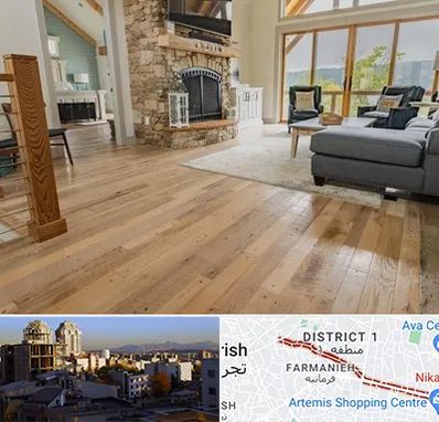 فروش اقساطی پارکت در فرمانیه 