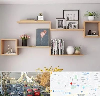 فروش شلف دیواری در خیابان آزادی 