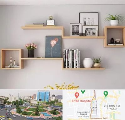 فروش شلف دیواری در ونک 