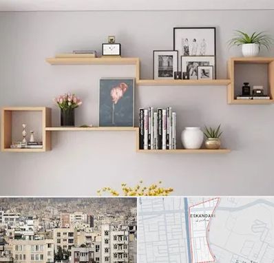 فروش شلف دیواری در اسکندری