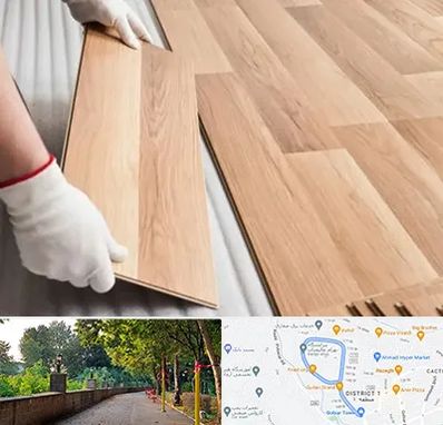 نصاب پارکت لمینت و چوبی در فلکه گاز رشت 