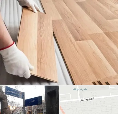 نصاب پارکت لمینت و چوبی در سی متری جی