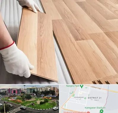 نصاب پارکت لمینت و چوبی در تهرانسر 