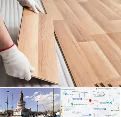 نصاب پارکت لمینت و چوبی در کارگر جنوبی 