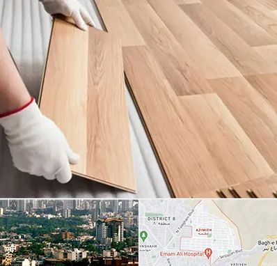 نصاب پارکت لمینت و چوبی در عظیمیه کرج 