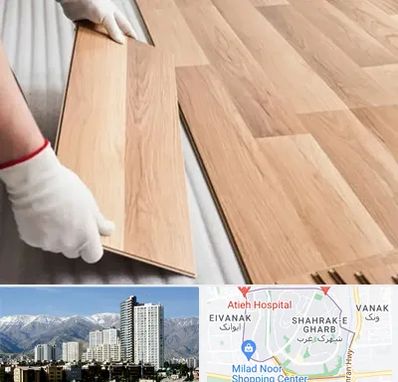 نصاب پارکت لمینت و چوبی در شهرک غرب 