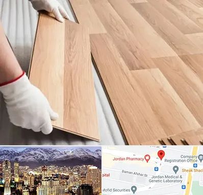نصاب پارکت لمینت و چوبی در جردن 