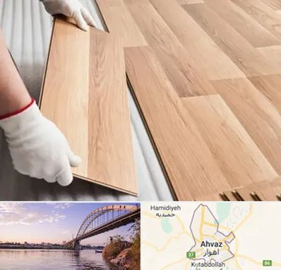 نصاب پارکت لمینت و چوبی در اهواز