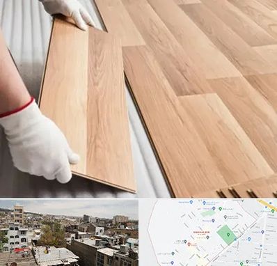 نصاب پارکت لمینت و چوبی در شمیران نو 