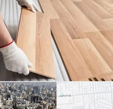 نصاب پارکت لمینت و چوبی در جیحون