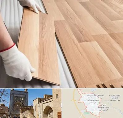 نصاب پارکت لمینت و چوبی در تربت جام