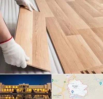 نصاب پارکت لمینت و چوبی در برازجان