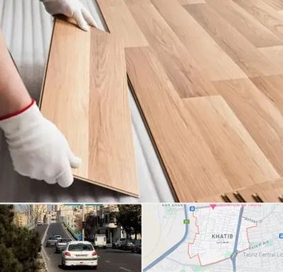 نصاب پارکت لمینت و چوبی در خطیب تبریز